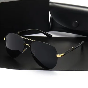 New Luxury Men's Polarized Sunglasses Driving Sun Glasses For Men Women Brand Designer Vintage Eyewear UV400 Oculos De Sol 1