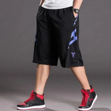 Male Short Pants Quick Dry Graphic Men's Shorts Long Oversize Training Basketball Bermuda 3 Quarter Elastic Personalizate Fit Xl 4