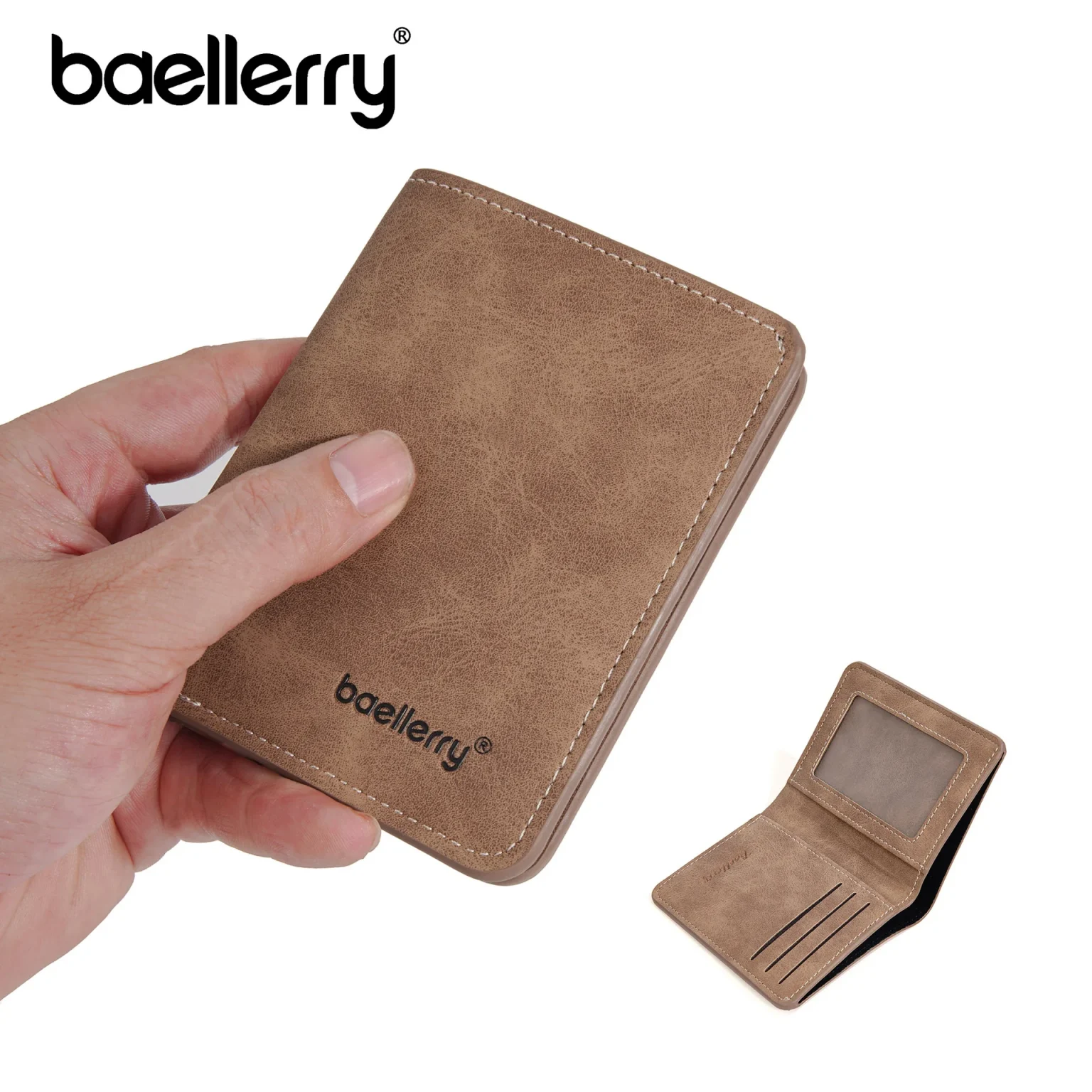 New Simple Slim Men Wallets Top Quality Card Holder Short Male Purses Photo Holder Small Money Clips Wallet For Men 3