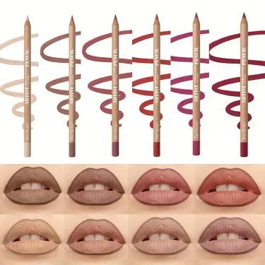 18 Color Face Secret Artist Shape Sculpt Lip Liner Pencil Weightless Precise Liner with Super Soft Blendable Texture Matte Soft 1