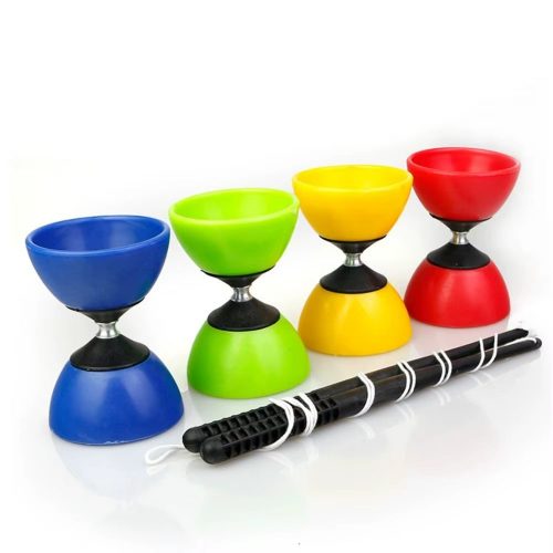 Sensory Training Equipment Leather Chinese Diabolo Soft Thicken Chinese Yo-yo Bowl Shape Diabolo Toy Outdoor