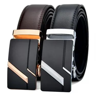 LONG Plus Large Size 130 140 150 160 170 cm Belt Men High Quality PU Leather Belt for Men Strap Metal Automatic Buckle 1