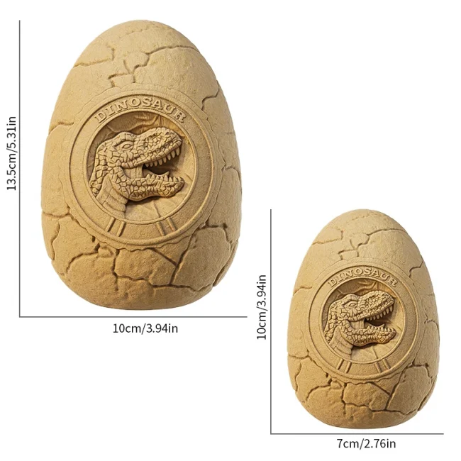 Children archaeology dig dinosaur eggs toy dinosaur fossils Boys and girls diy handmade blind box dig earth dig treasure puzzle 6
