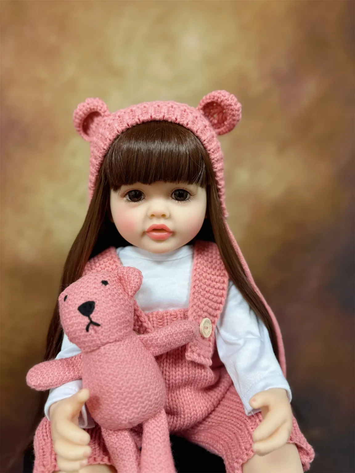 Lifelike Reborn Dolls Realistic Full Silicone Baby Bebe Vinyl 50CM Newborn Girl Doll Princess Toddler Toy Gift 2
