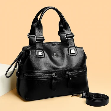 6 Color Designer Deformable Handbags Women Luxury NEW Boston Shoulder Bags Large Capacity Female Leather Tote Bags Sac a Main 2