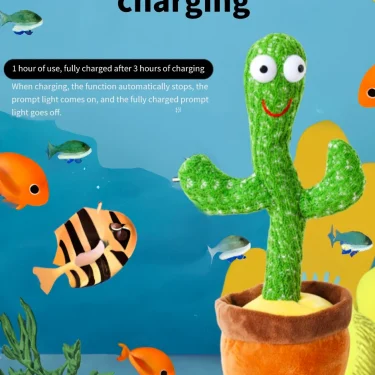 Intelligent Cactus Interactive Learning and Musical Toy for Kids to Dance Record and Speak with Fun 4