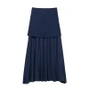 dark blue skirt