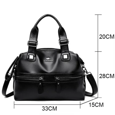 6 Color Designer Deformable Handbags Women Luxury NEW Boston Shoulder Bags Large Capacity Female Leather Tote Bags Sac a Main 4