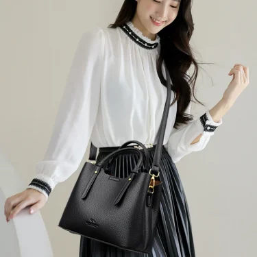 Fashion Handbag For Women Classic Leather Hand Bags Luxury Shoulder Bag Designer Large Tote Ladies Crossbody Bag Female Sac 5