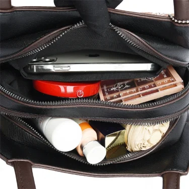 Casual Tote Luxury Leather Handbags Purse Women Bag Designer Messenger Shoulder Crossbody Bag for Female Shopper Sac A Main 6