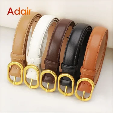 Belt for Women Designer Belts Casusl Fashion Lady Belt Black Brown White Belts for Jeans Strap for Dresses Women's Trousers Belt 1
