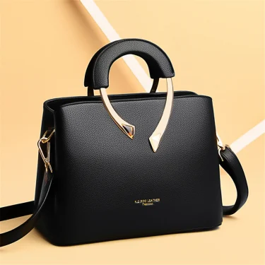 GENUINE VANDERWAH High Quality Leather Casual Tote Luxury Handbags Women Bags Designer Shoulder Crossbody Bags for Women 3