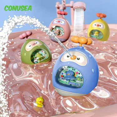 Baby Bath Toy Amphibious Cute Fun Spray Water Tumbler Toy Water Bathtub Pool Beach Kids Baby Toys 12 Months Bathing Bathroom