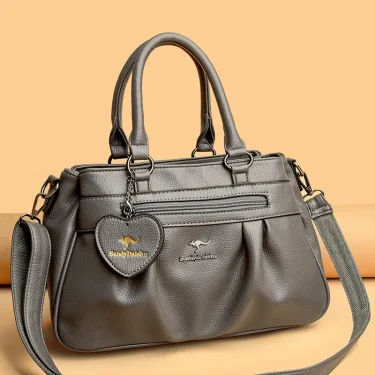 Women's Crossbody Bag Soft Leather Handbag for Women Quality Shoulder Bag Luxury Ladies Large Capacity Casual Tote Sac A Main 4