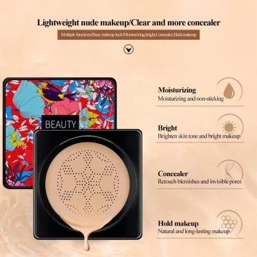 BB Cream Mushroom Head Air Cushion Powder Puff Moisturizing Brightening Foundation Concealer CC Cream Base Makeup Cosmetics Gift 5