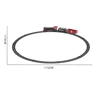 Electric Train Rail Car Simulation Retro Model Train High Speed Rail Toy Boy Set 3