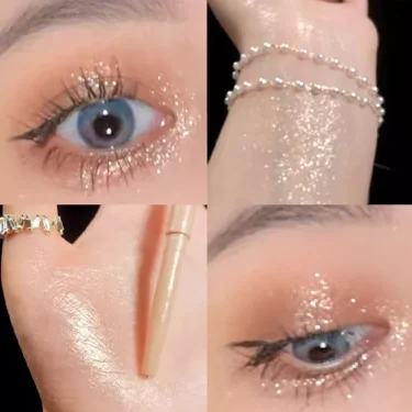 Shiny Lying Silkworm Eyeliner Pencil Glitter Nature Brightens Highlighter Eyeliner Eyeshadow Pen Long-lasting Eye Korean Makeup 2