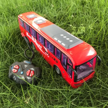 Rc Large Electric Bus Radio Controlled Car Tour Bus School Bus Model With LED Radio Control Machine Boy Toy Christmas Gift 3