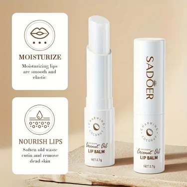 Coconut Lip Balm - Lasting Nourishment and Moisture for Men and Women - Daily Care Lip Balm 2