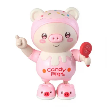 Electric piggy with music light move sing dance twist Pets Pig baby toys Walking Cute Smart early educational Doll for children 5