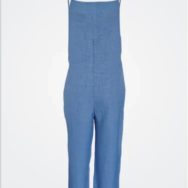 Y2K Summer Simple Pocket Strap Jumpsuit Women Sleeveless Fashion Women's Jumpsuit 4