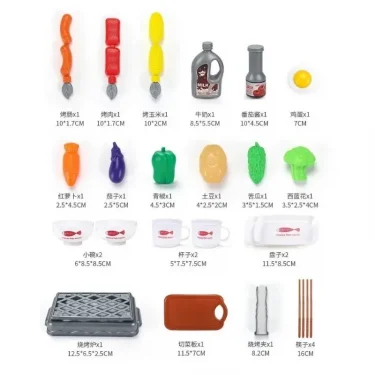 Children's Home Kitchen Utensils Baby Kitchen Toys Puzzle Set 3 to 6 Years Old Simulated Cooking Girl's Birthday Gift 5