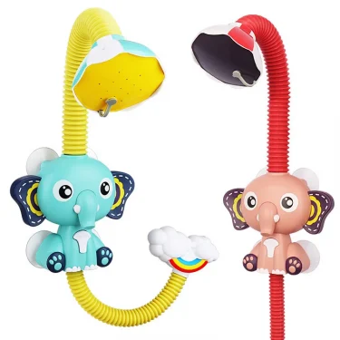 New Bath Toys Baby Water Game Elephant Model Faucet Shower Electric Water Spray Toy Swimming Bathroom Baby Toys For Kids Gifts 6