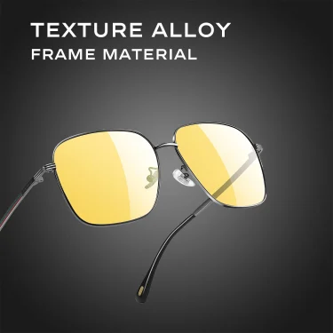 CAPONI Day Night Vision Sunglasses For Men Photochromic Brown Driving Yellow Sun Glasses Original Design UV400 Eyewear BSYS23031 3
