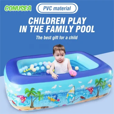 Inflatable Swimming Pool Large Family Pools Adult Children's Swimming Pool for Kids Baby Bathtub Summer Outdoor Water Play Toys 2