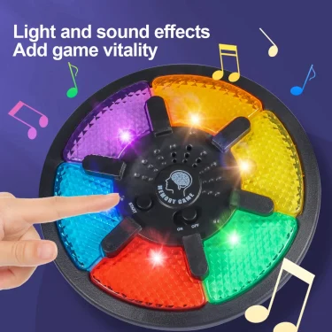 Memory Game Machine Handheld Electronic Memory Game with Light and Sound Puzzle Creative Interactive Game Toy Memory Training 5