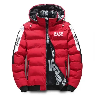 Men Autumn Winter Cotton Jacket Warm Comfortable Padded Thickened Down Jacket New Double-Sided Clothes Removable Cap M-5XL 6