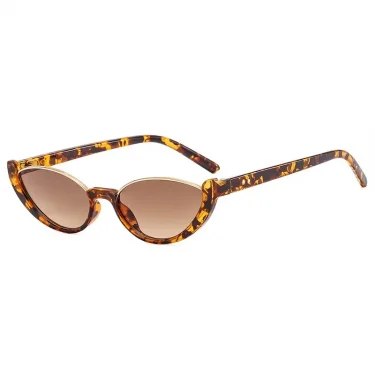 LeonLion Cat Eye Vintage Sunglasses Women Semi-Rimless Small Frame Eyewear Women Personality Simple Glasses Female Gafas De Sol 2