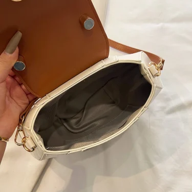 High Quality Soft Leather Handbag Women Luxury Purses Female Bag Designer Patchwork Ladies Shoulder Crossbody Bag Sac A Main New 5