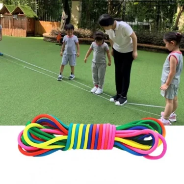 5-10m Jump Rope Rubber Band Motion Toy Kids Skipping Rope Ropes Training Jump Kids Toys Jumping Workout Exercise Nylon Girl Gift 4