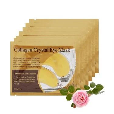20Pcs=10Pairs Gold Collagen Crystal Eye Mask skincare Eye Patches Firming Moisturizing Nourishing Eye Skin Care Products 4