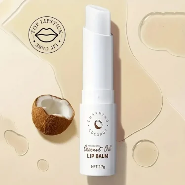 Coconut Lip Balm - Lasting Nourishment and Moisture for Men and Women - Daily Care Lip Balm 4