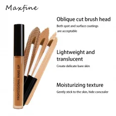 6-color flawless concealer, improving uneven skin tone, light, medium coverage, semi-matte, and pure. 2