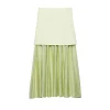 cyan skirt