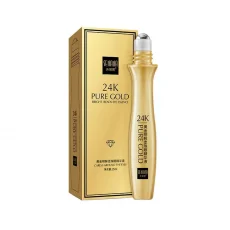 24K Gold Bright Eye Roller Eye Cream Hydrating Moisturizing Eye Serum Eye Care Dark Circles Removal Anti Eye Bags 15ml L2P8 2