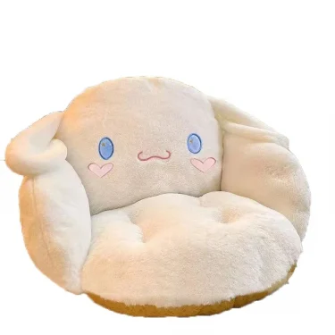 Aoger Big Size Cute Cinnamoroll Plush Half Surrounded Black Kuromi Cushion Backrest Dormitory Office Non-Slip Chair Cushion 6