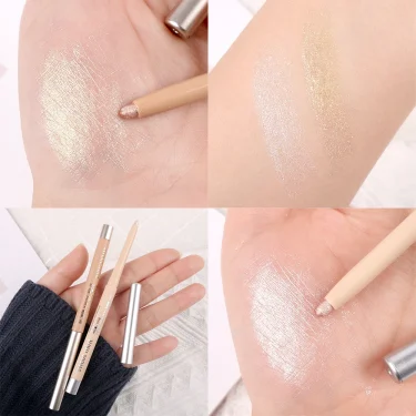 Shiny Lying Silkworm Eyeliner Pencil Glitter Nature Brightens Highlighter Eyeliner Eyeshadow Pen Long-lasting Eye Korean Makeup 4