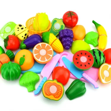 Kids Simulation Food Kitchen Toy Pretend Play Cooking Toys Cookware Pot Hamburger Hot dog Fries Pizza Interactive Toys For Girls 5