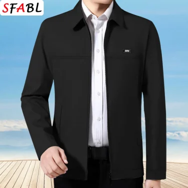 Loose Casual Business Men's Jacket Blazers for Men Formal Social Jacket Solid Color Luxury Office Dress Coat Spring Autumn New 4