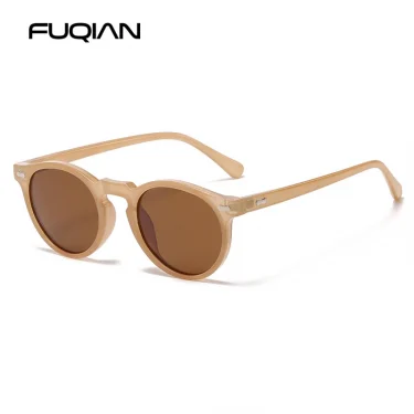 Retro Round Sunglasses Men Women Fashion Small Polarized Sun Glasses For Male Female Literary Vintage Shades Driving Eyeglasses 3