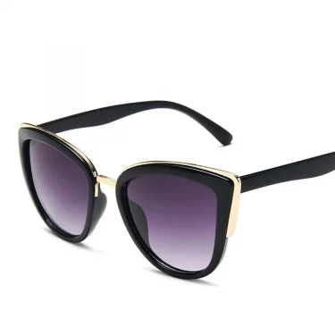 MUSELIFE Cateye Sunglasses Women Vintage Gradient Glasses Retro Cat eye Sun glasses Female Eyewear UV400 3
