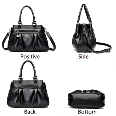 Female Handbag Luxury brands Women Bags Designer high-capacity Soft Leather Shoulder Crossbody Bags for Women Tote Bag 3 layers 3