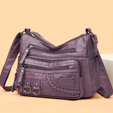 New Ladies Soft Leather Bags High Quality Purses And Handbags Famous Designer Crossbody Shoulder Bag For Women Sac A Main 4