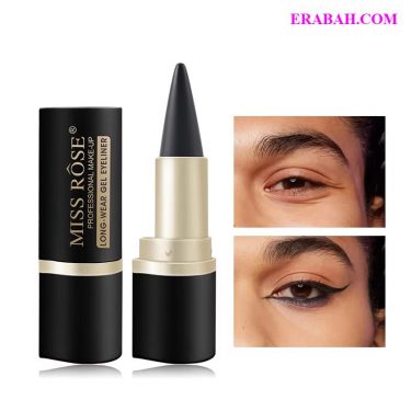 Waterproof eyeliner paste eyeliner quick-drying matte eyeliner single end black solid rich eyeliner pen