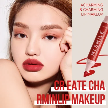 Nude Brown Matte Lipstick Marker Pen Solid Lip Gloss Waterproof Long Lasting Lipstick Pencil Lip Liner Pen Lips Makeup Cosmetics 4
