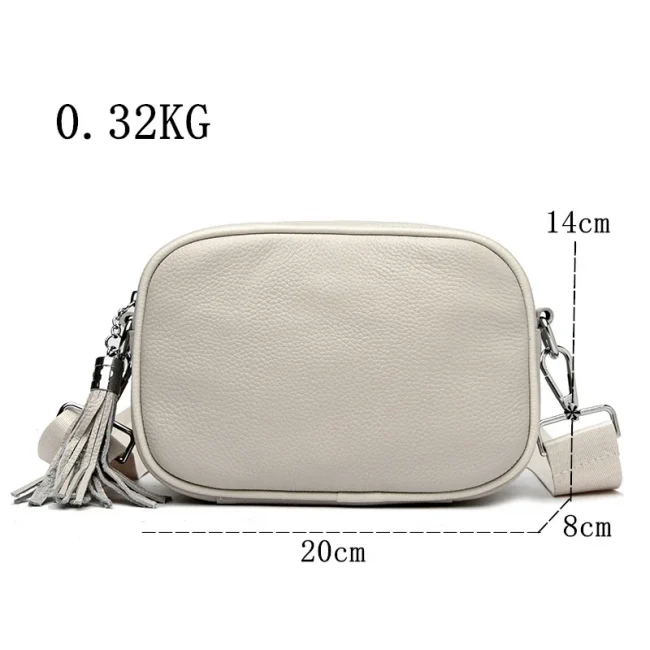 High Quality Cow Leather Ladies Handbags Women Genuine Leather Shoulder Crossbody Sac Fashion Luxury Female Messenger Tote Bags 4